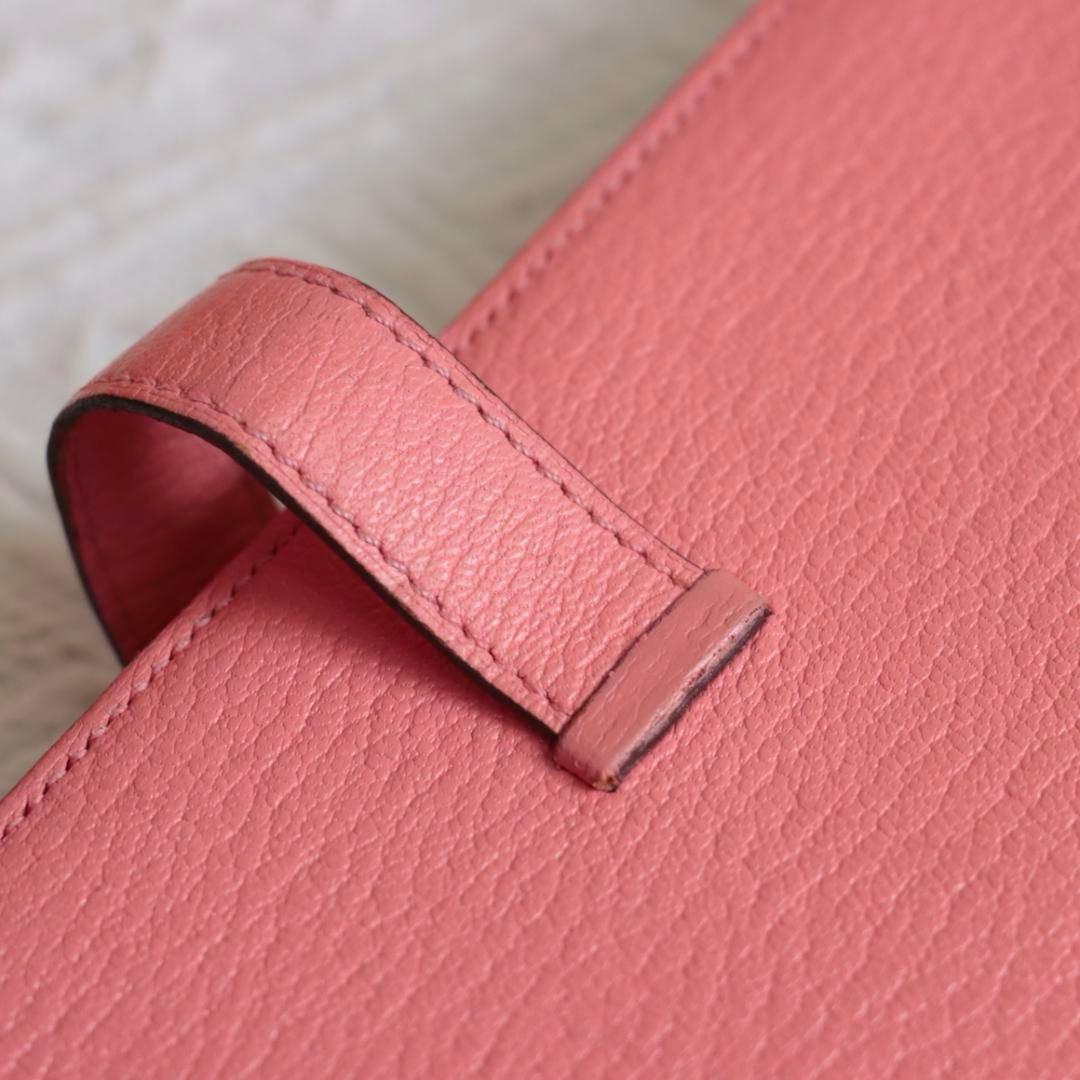 美品！Hermes エルメス　ベアンスフレ　ローズ　ピンク　長財布　ウォレット