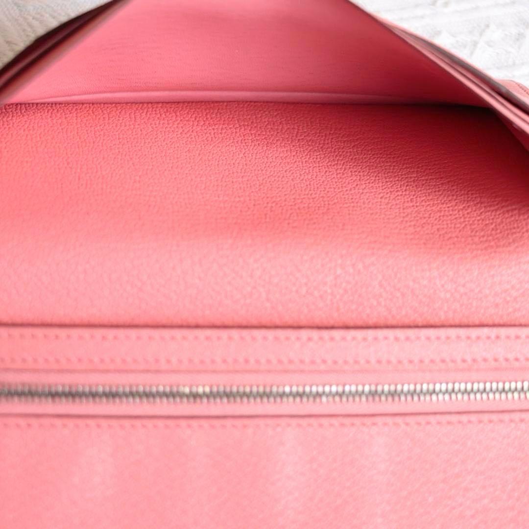 美品！Hermes エルメス　ベアンスフレ　ローズ　ピンク　長財布　ウォレット