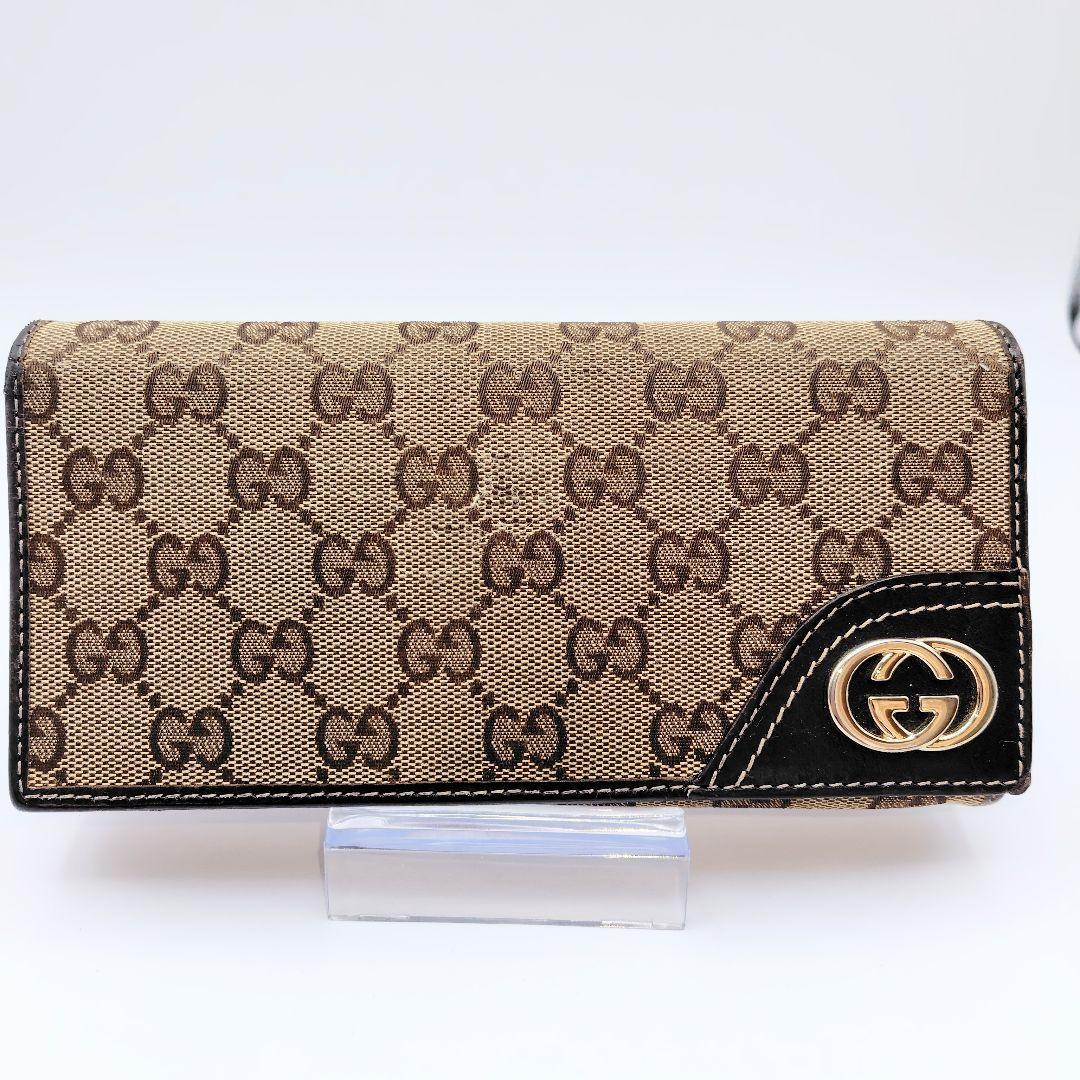 グッチ　二つ折り長財布