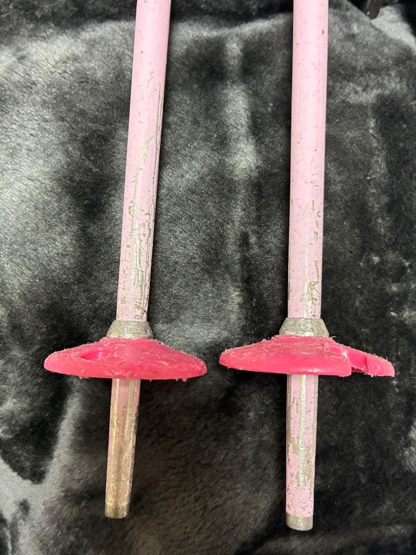 スキーセット 118cm ホワイト ピンク 3点セット ディズニー マリー