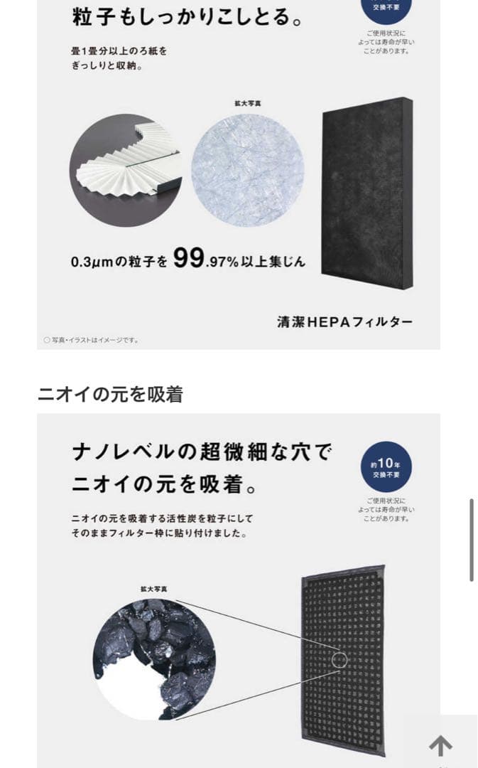 未使用 F-PXY60-W 空気清浄機　パナソニック