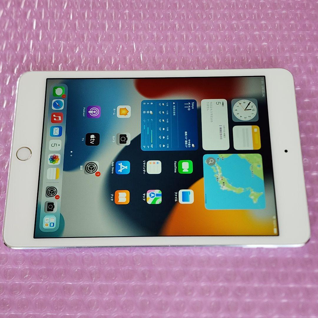 美品　iPad mini 4　バッテリー大変良好　Wi-Fiモデル　シルバー