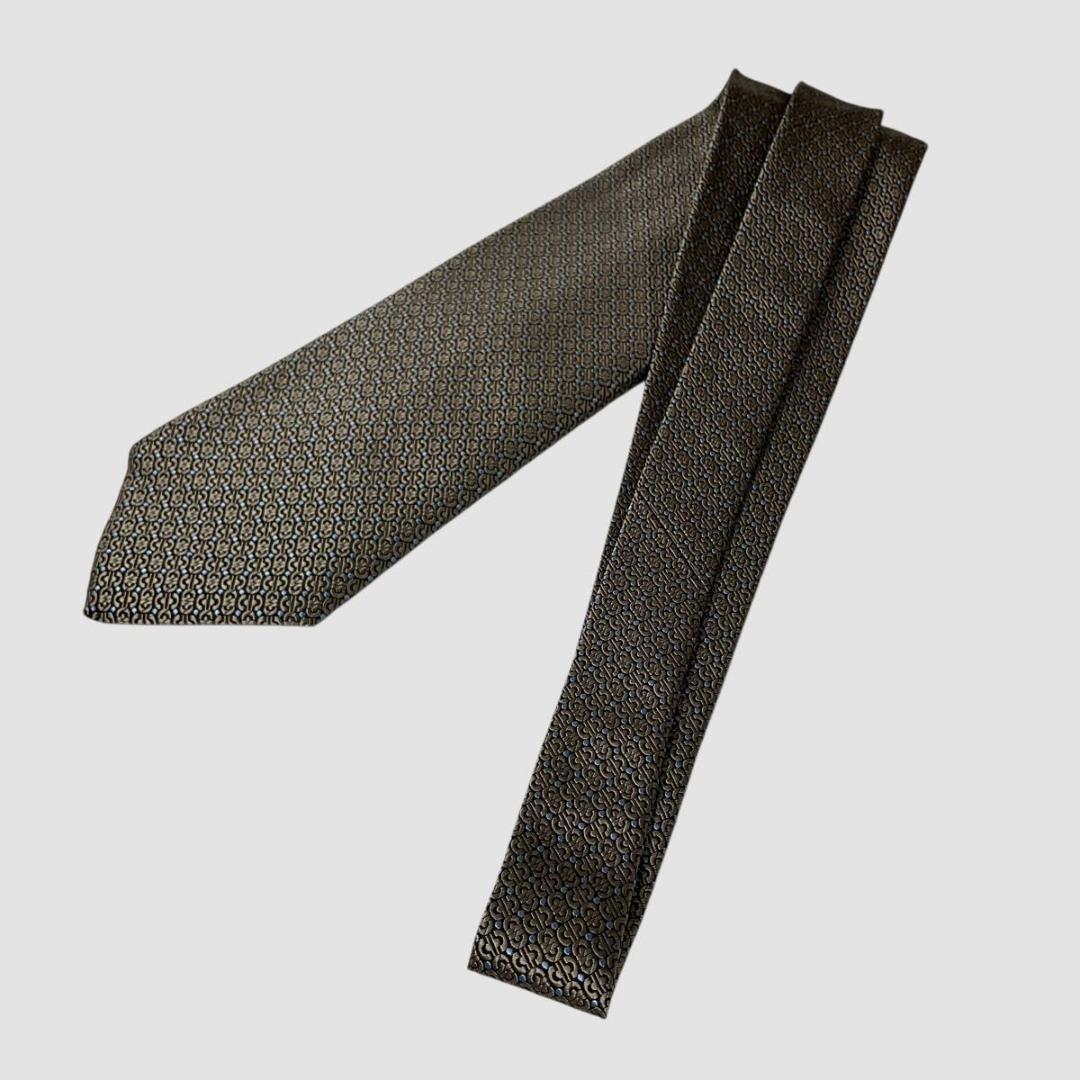 未使用　BVLGARI　ブルガリ　ネクタイ ジャガード シルク100