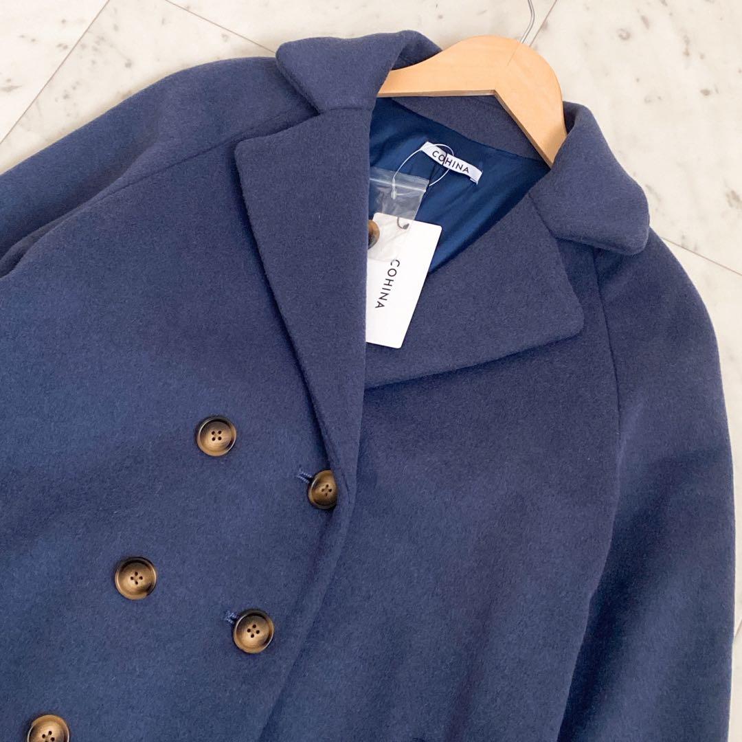 新品タグ付き✨COHINA コヒナ　バックフレアチェスターコート