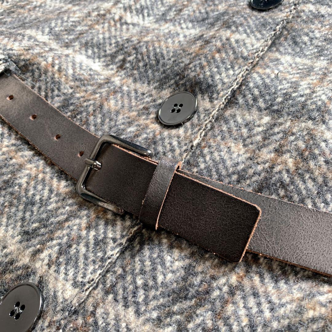 Max Mara marella sport モヘヤ混　ケープポンチョ　チェック