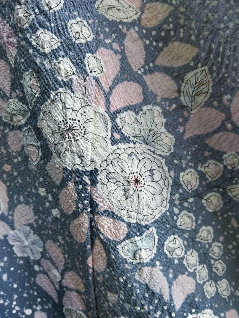 最終値下げ F‐310 付下げ 友禅 辻ヶ花 袷 染め分け 暈し 翠山工房 美品