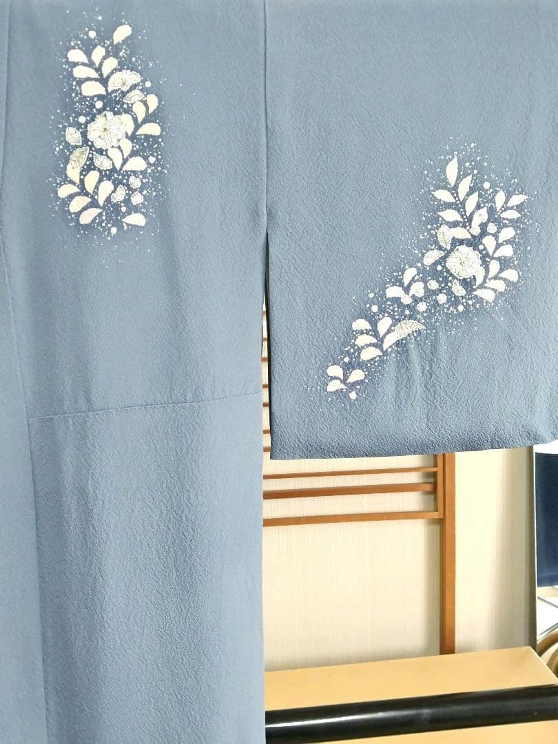 最終値下げ F‐310 付下げ 友禅 辻ヶ花 袷 染め分け 暈し 翠山工房 美品