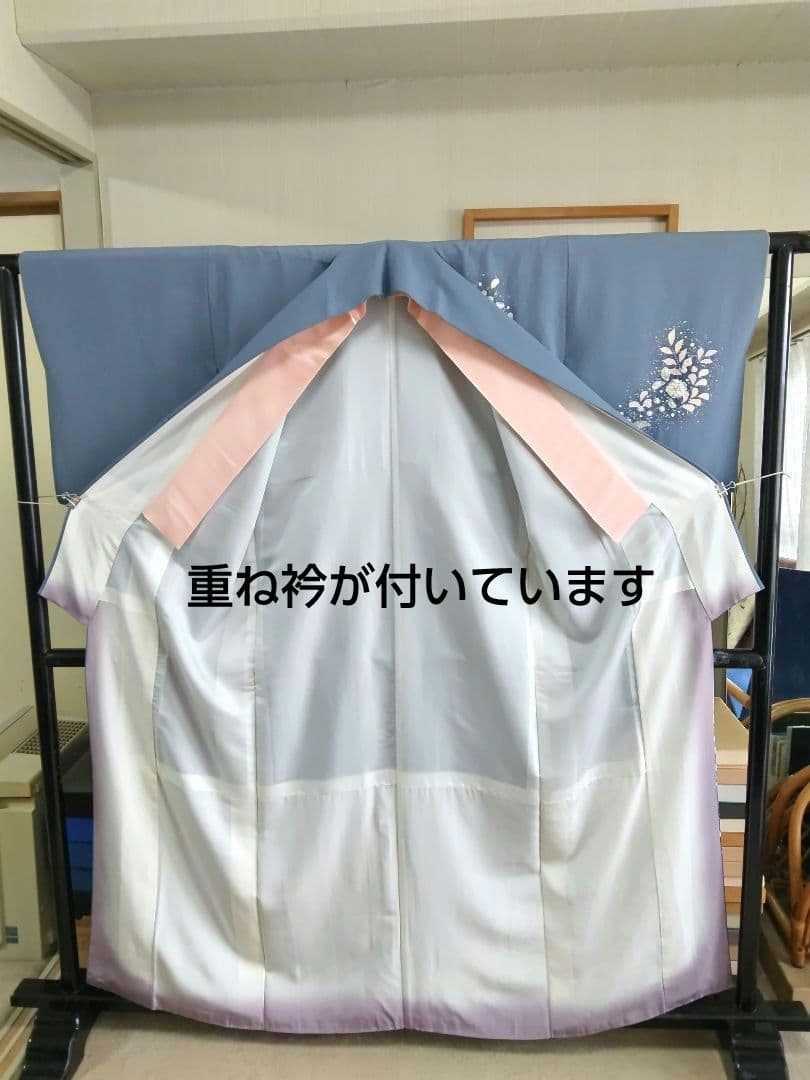 最終値下げ F‐310 付下げ 友禅 辻ヶ花 袷 染め分け 暈し 翠山工房 美品