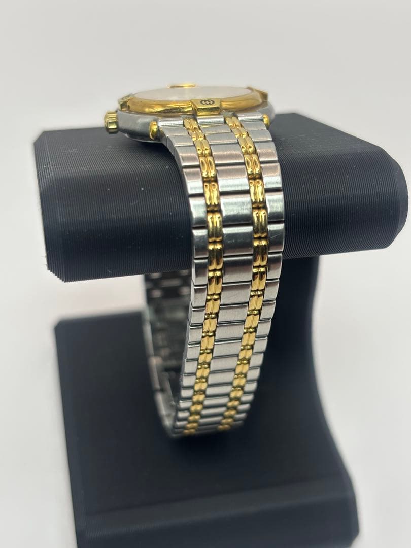 GUCCI アナログ腕時計 シルバー/ゴールド9000L