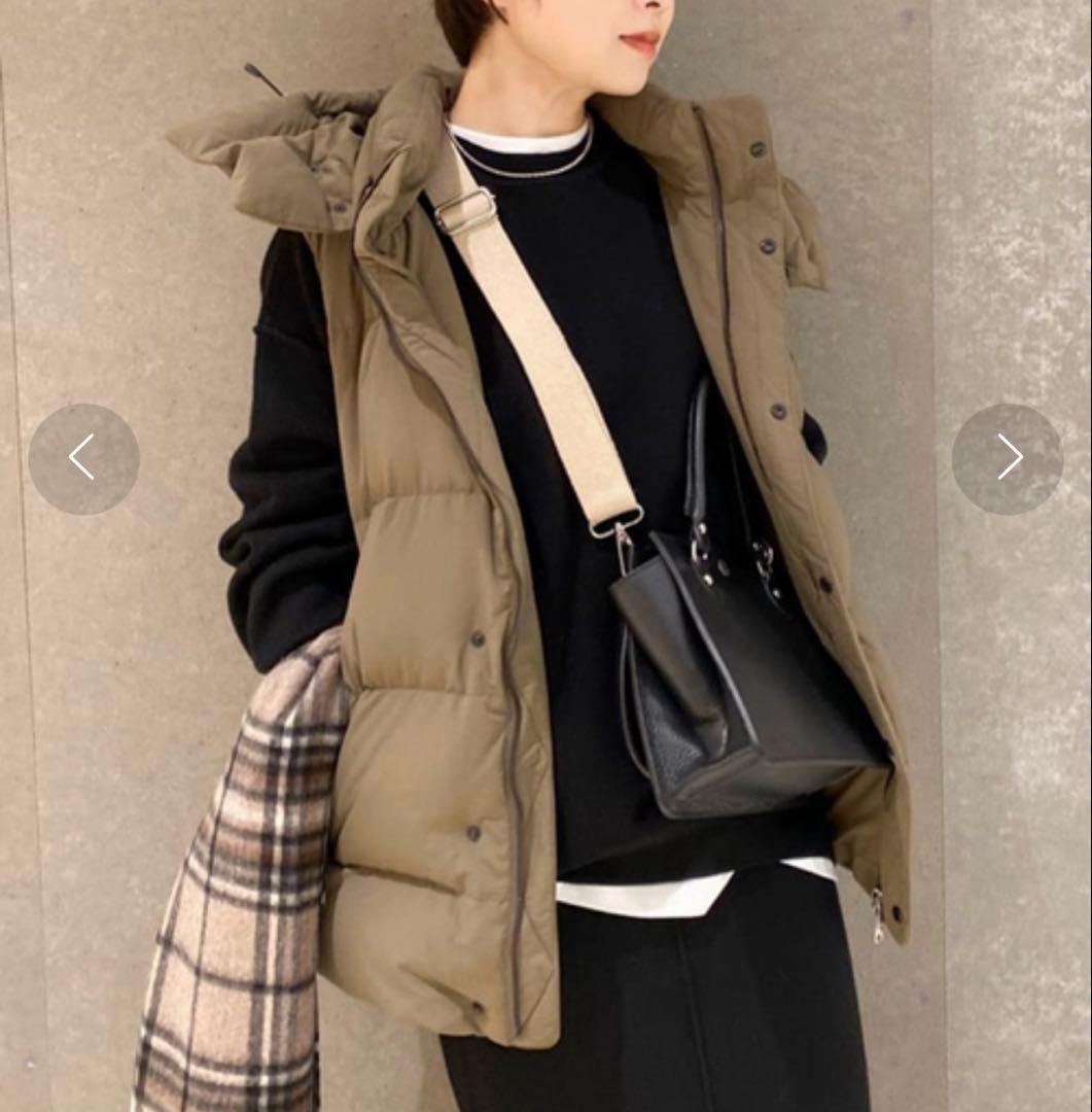 JOURNAL STANDARD 2wayフード付きダウンベスト