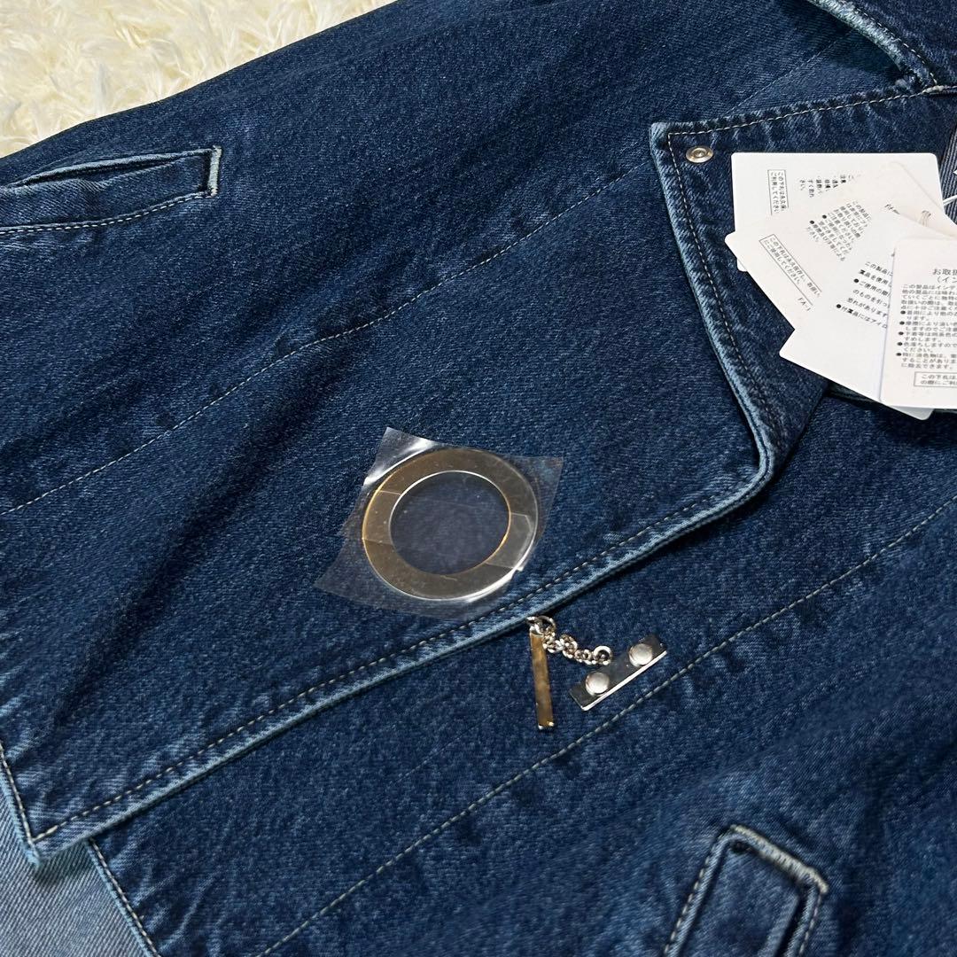 【新品タグ付】UN3D. アシンメトリーデニムジャケット 石原さとみ着用