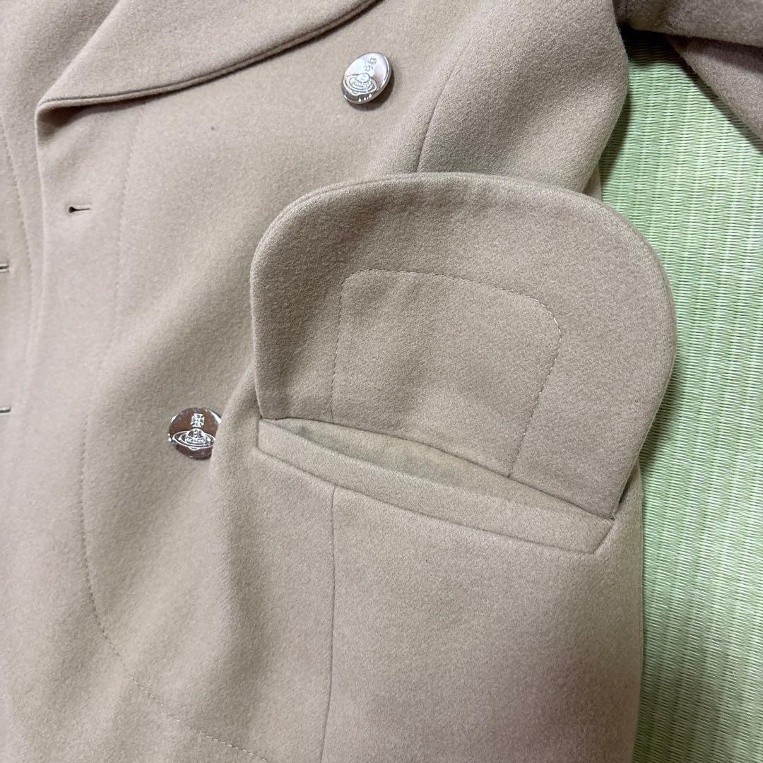 vivienne westwood ピーコート ベージュ 変形デザイン ウール