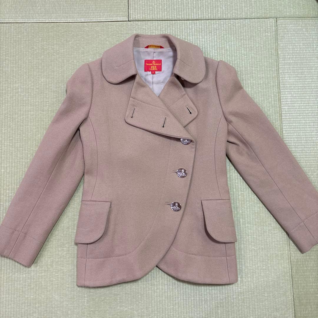 vivienne westwood ピーコート ベージュ 変形デザイン ウール