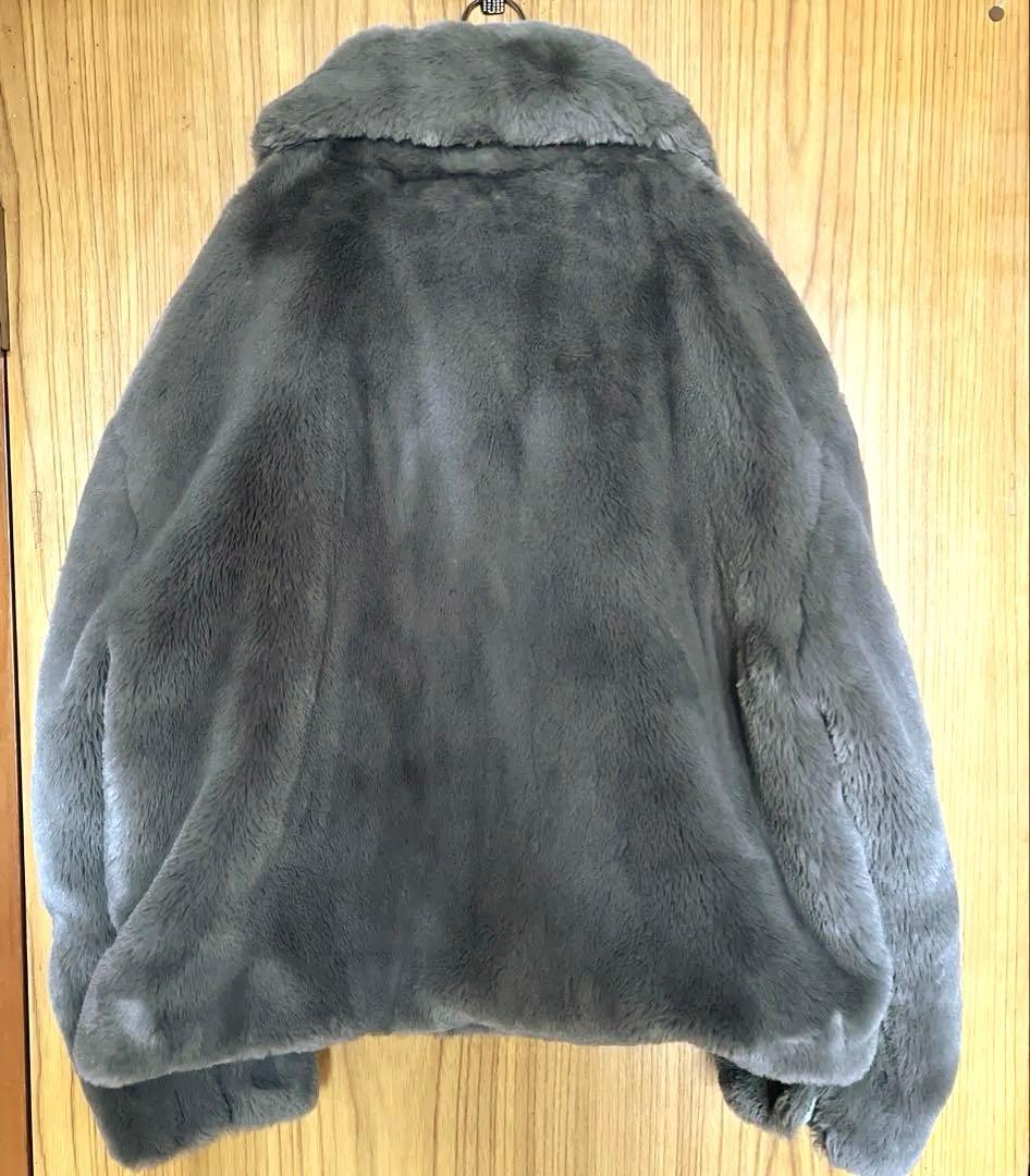 Jakke ジャッキー グレー ファーコート Mサイズ