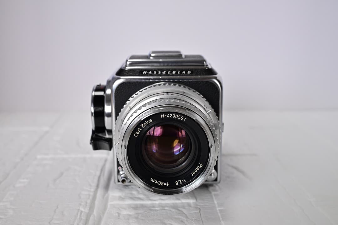 HASSELBLAD 500C Planar 80mm F2.8 A12付き