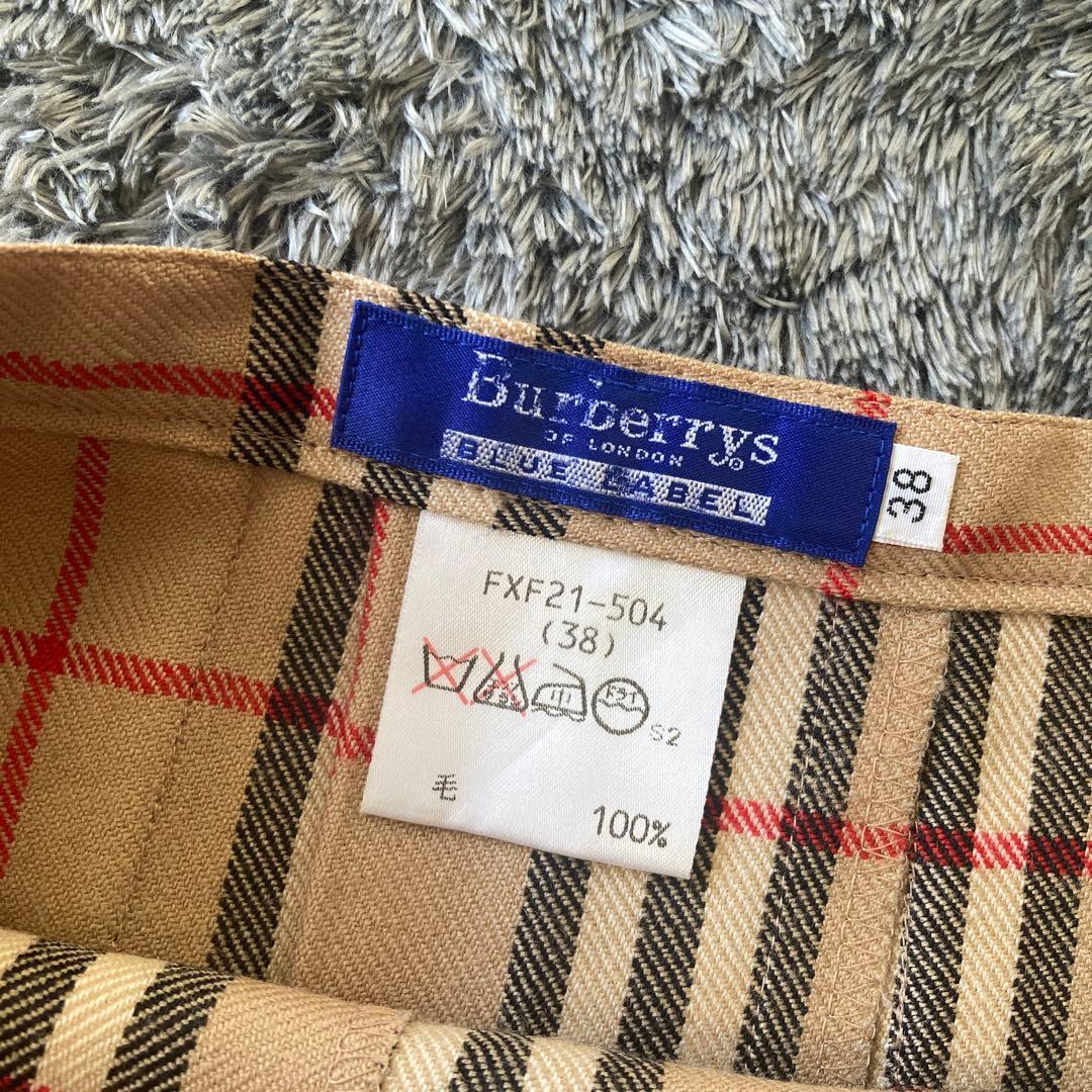 Burberrys チェック柄 プリーツスカート 38