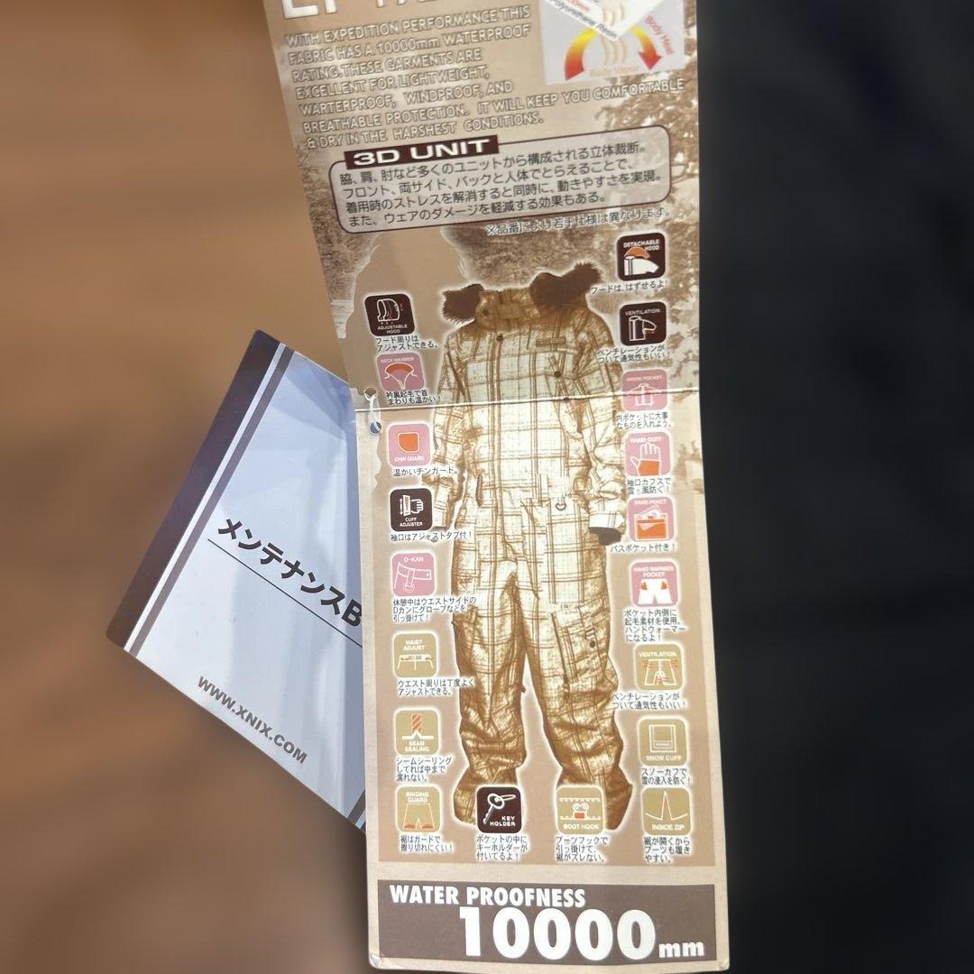 スノーボード用ウェア ブラック　つなぎ　S X-NIX