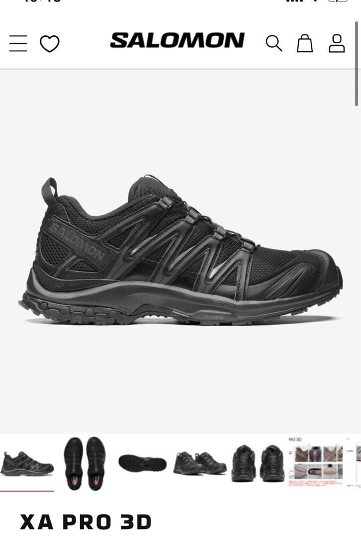 サロモン　Salomon XA PRO 3D 24cm