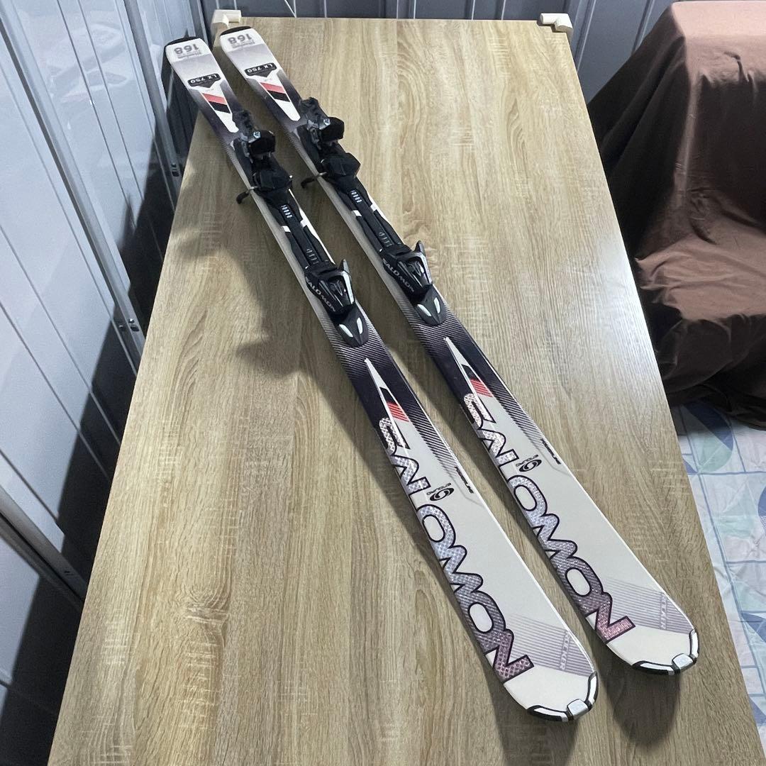 【極美品】SALOMON（サロモン）168cmケース付きスキー板 スキーセット