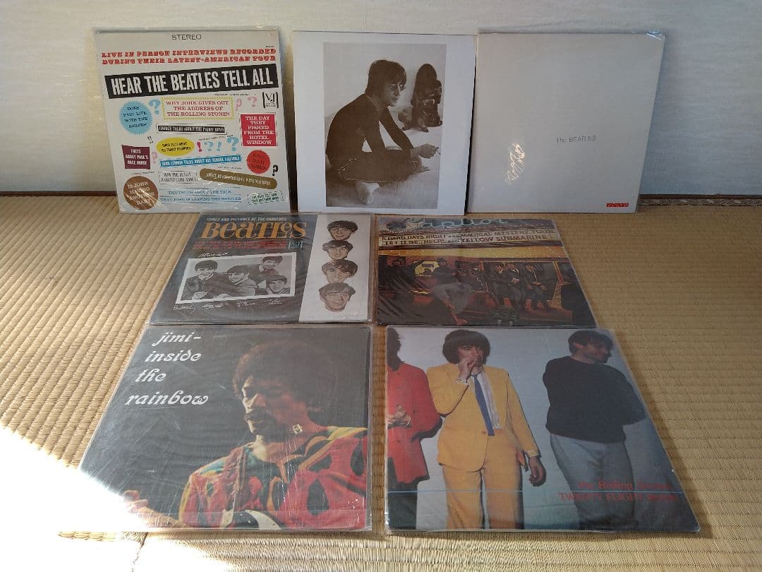 貴重！輸入盤　JOHN LENNON 1枚 BEATLES 4枚 等まとめて