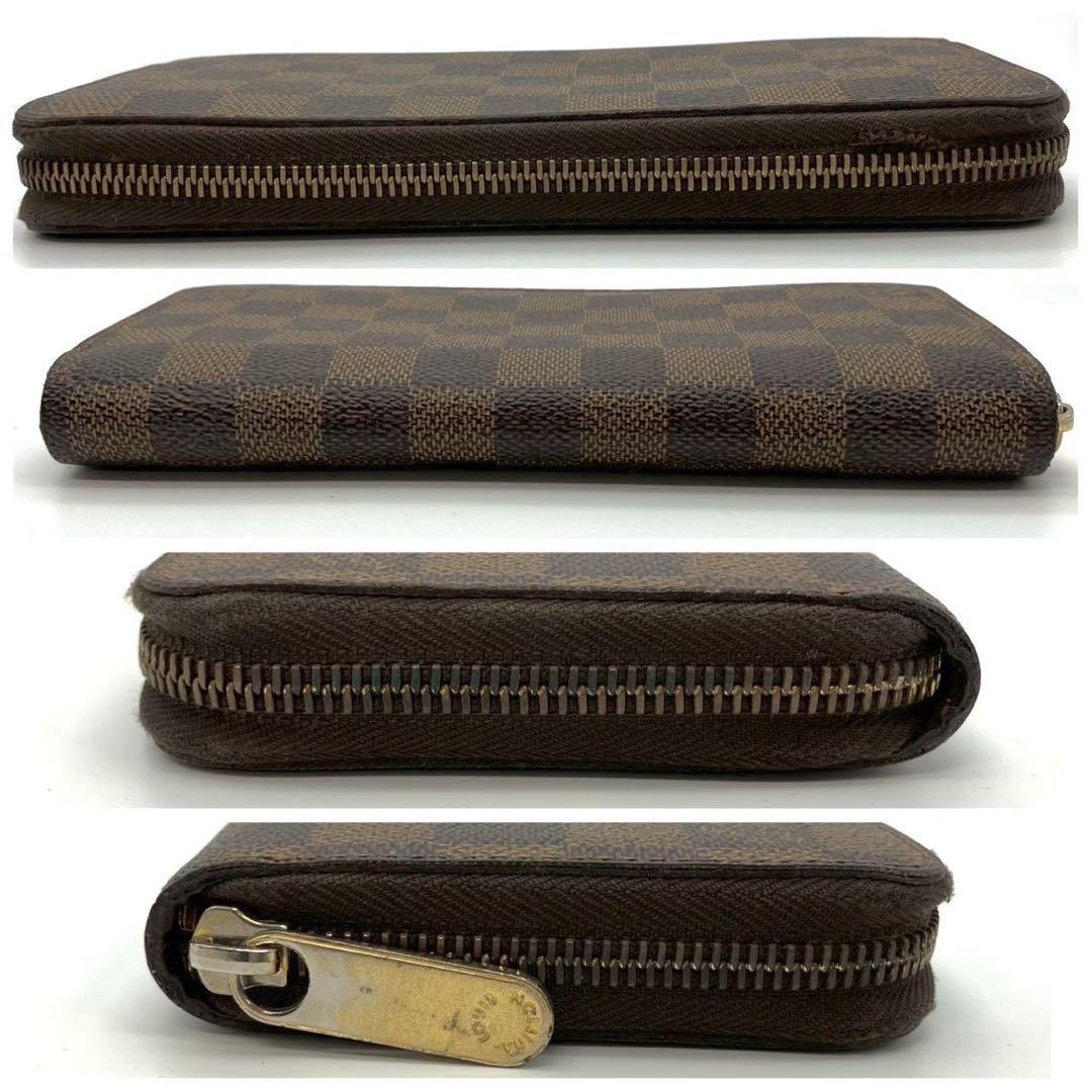 正規品 ルイヴィトン 長財布 ジッピーウォレット ダミエ エベヌ