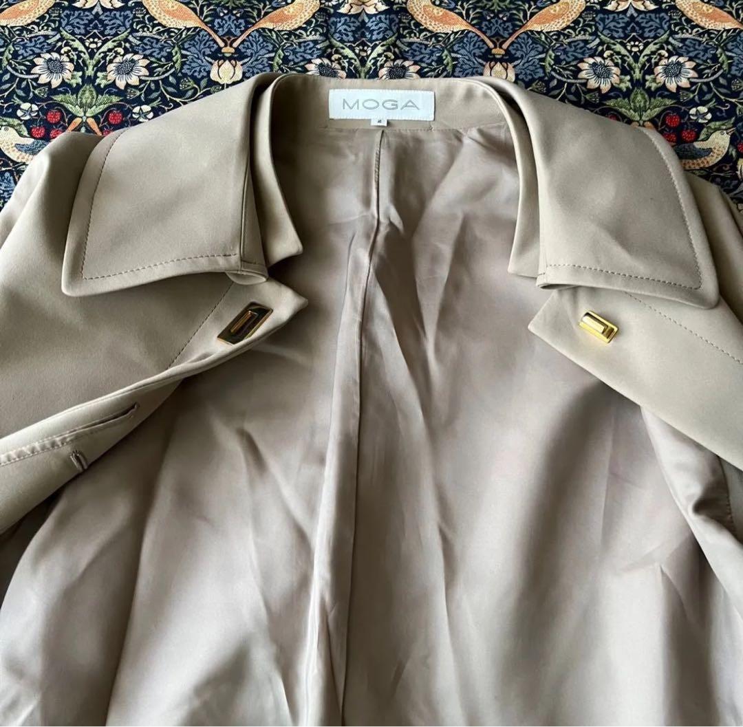モガ MOGA ビギ BIGI コート ポンチョ マント ケープ ベージュ