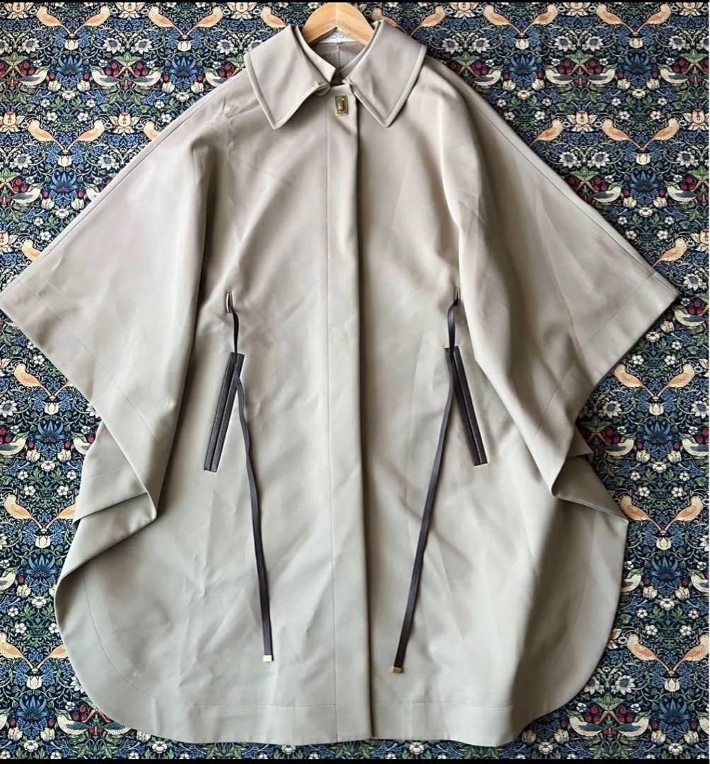 モガ MOGA ビギ BIGI コート ポンチョ マント ケープ ベージュ