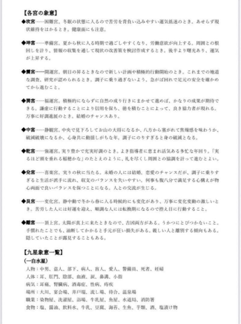 新品未使用　萬年暦　四柱推命　姓名判断　占い　九星気学