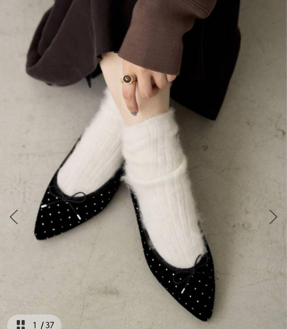 【新品】LE TALON ポインテッドグリッタードットバレエ 24cm