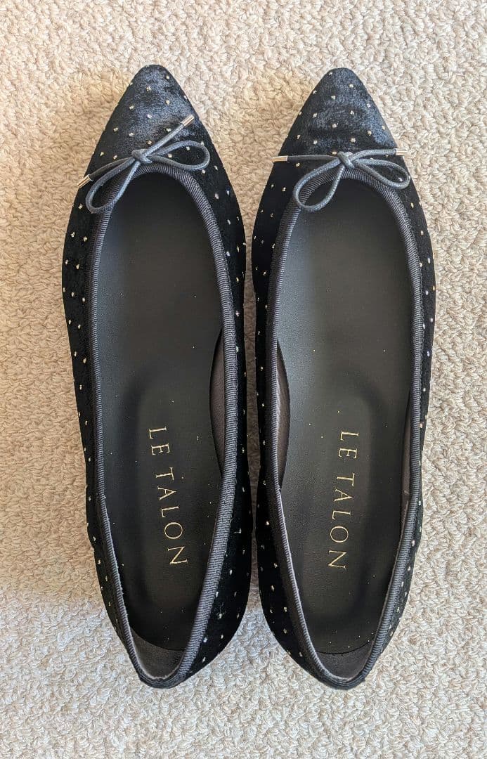 【新品】LE TALON ポインテッドグリッタードットバレエ 24cm