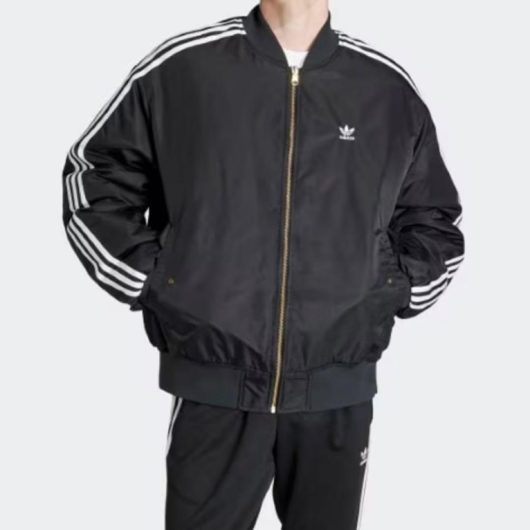 adidas ボンバージャケット ブラック