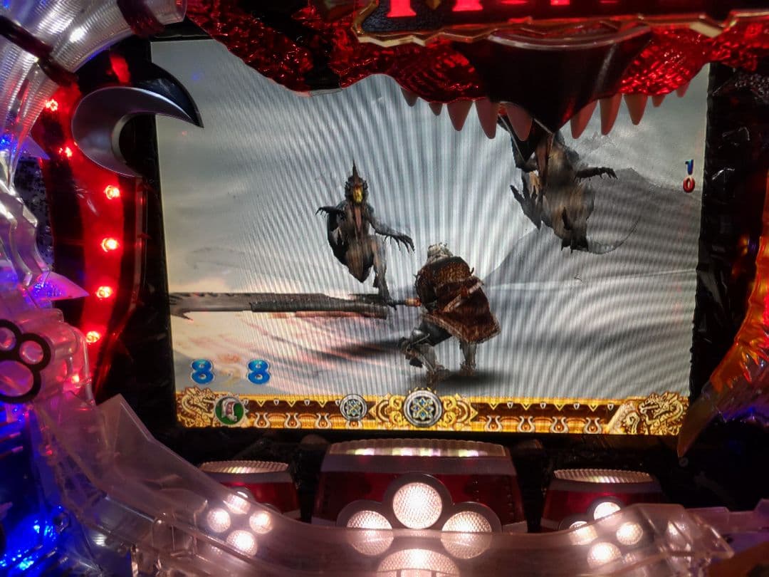 パチンコ卓上BOXモンスターハンター　199バージョンです。モンハン　サミー