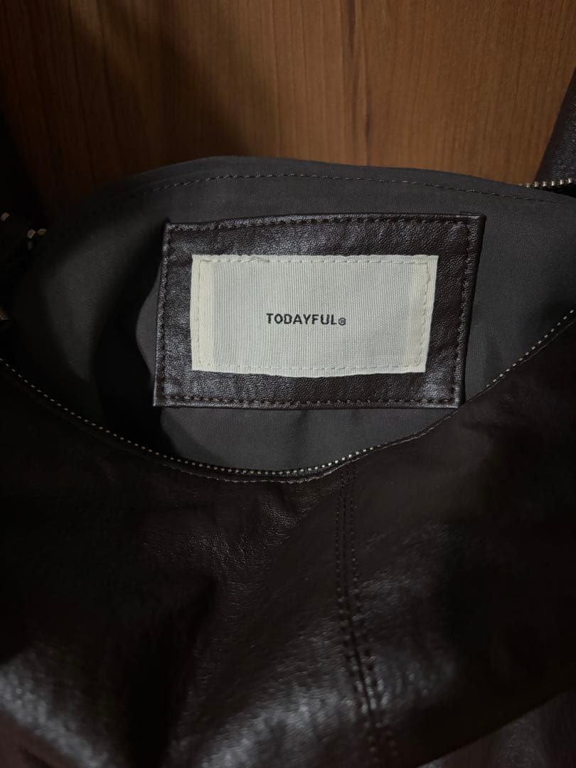 【TODAYFUL】エコレザーショルダーバッグ