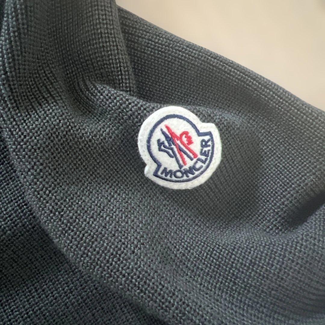 確約済み　モンクレール　ニット×プリーツ切り替えワンピース