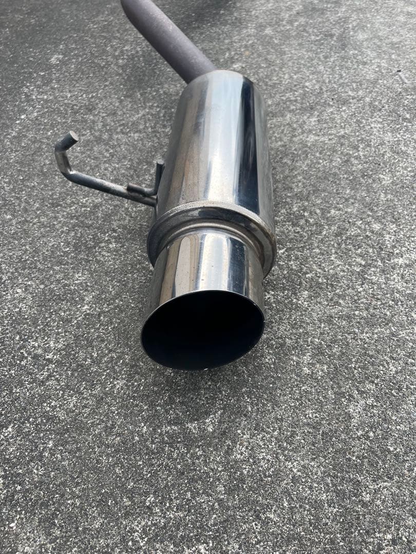 メーカー不明ジムニーja12.ja22用ステンレススチール シングル出しマフラー