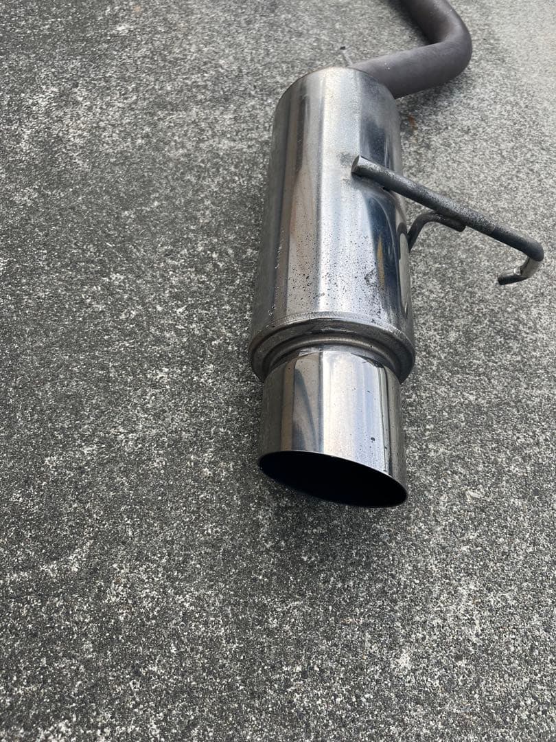メーカー不明ジムニーja12.ja22用ステンレススチール シングル出しマフラー