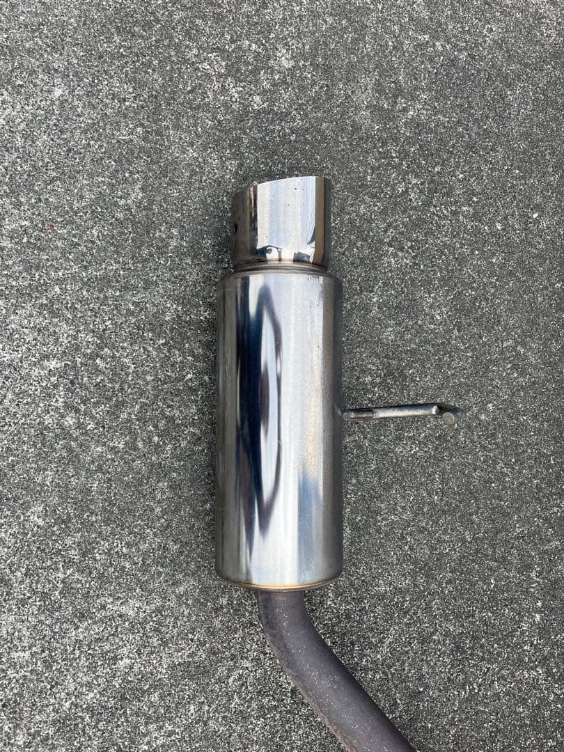 メーカー不明ジムニーja12.ja22用ステンレススチール シングル出しマフラー