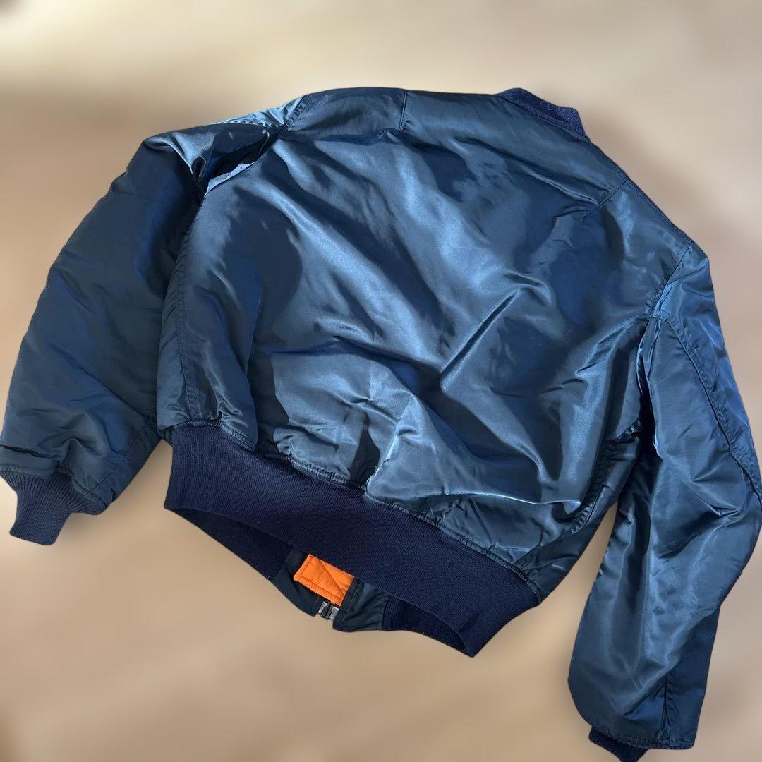 MA-1 ネイビー　パトリオット　USA製