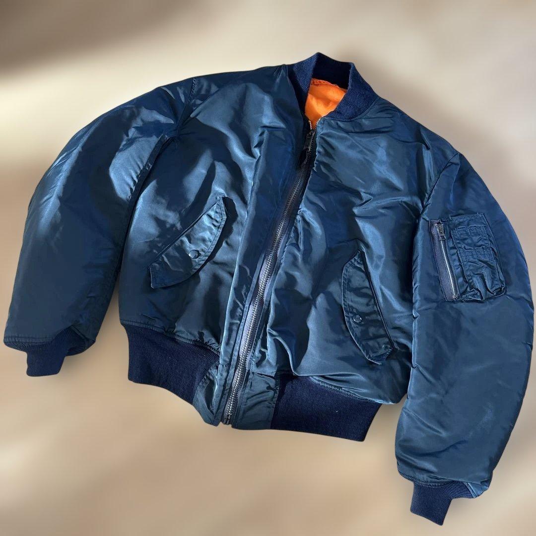 MA-1 ネイビー　パトリオット　USA製