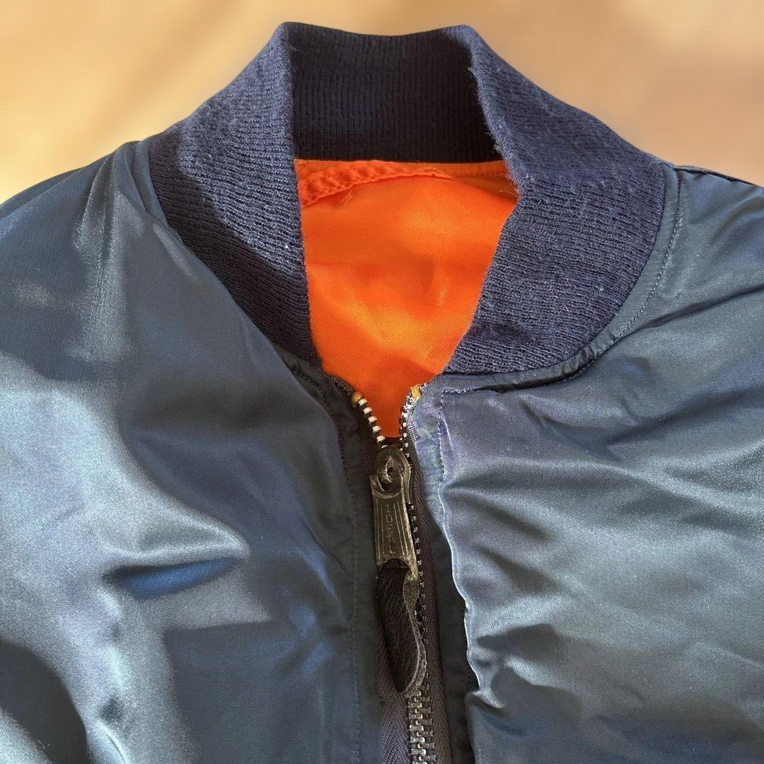 MA-1 ネイビー　パトリオット　USA製