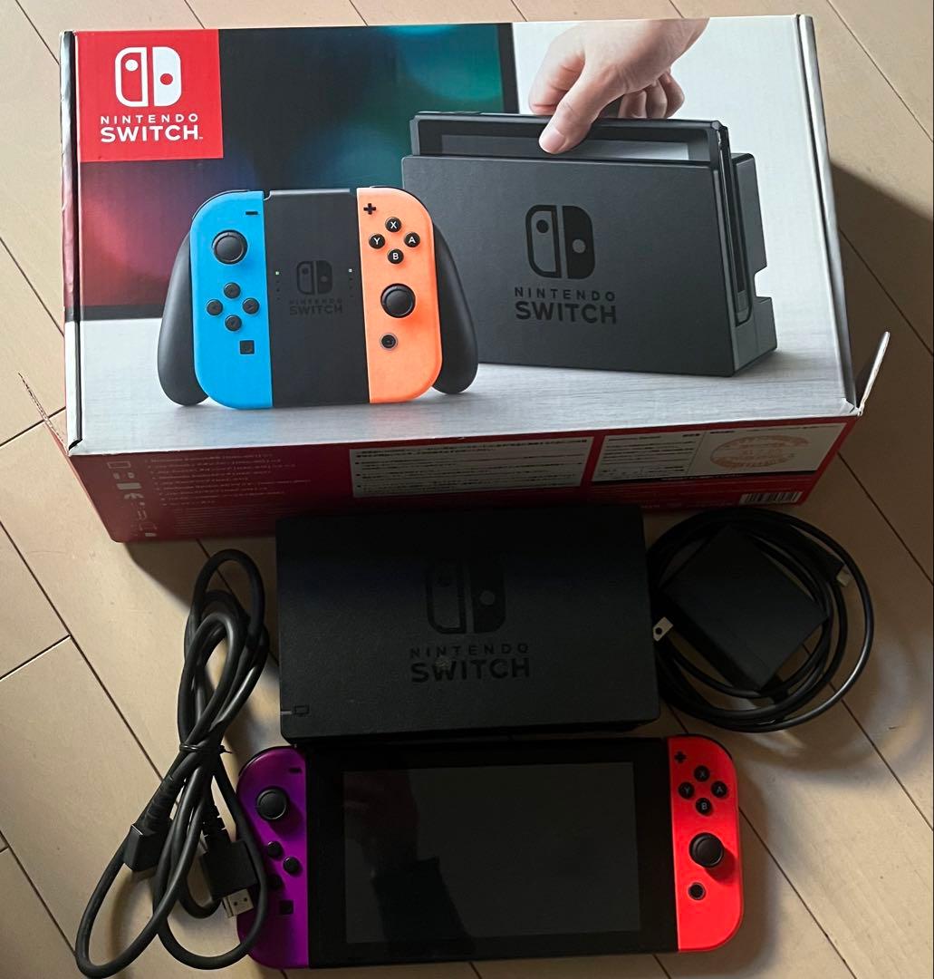 任天堂Switch 本体 付属品不足有 128GBSDカード付