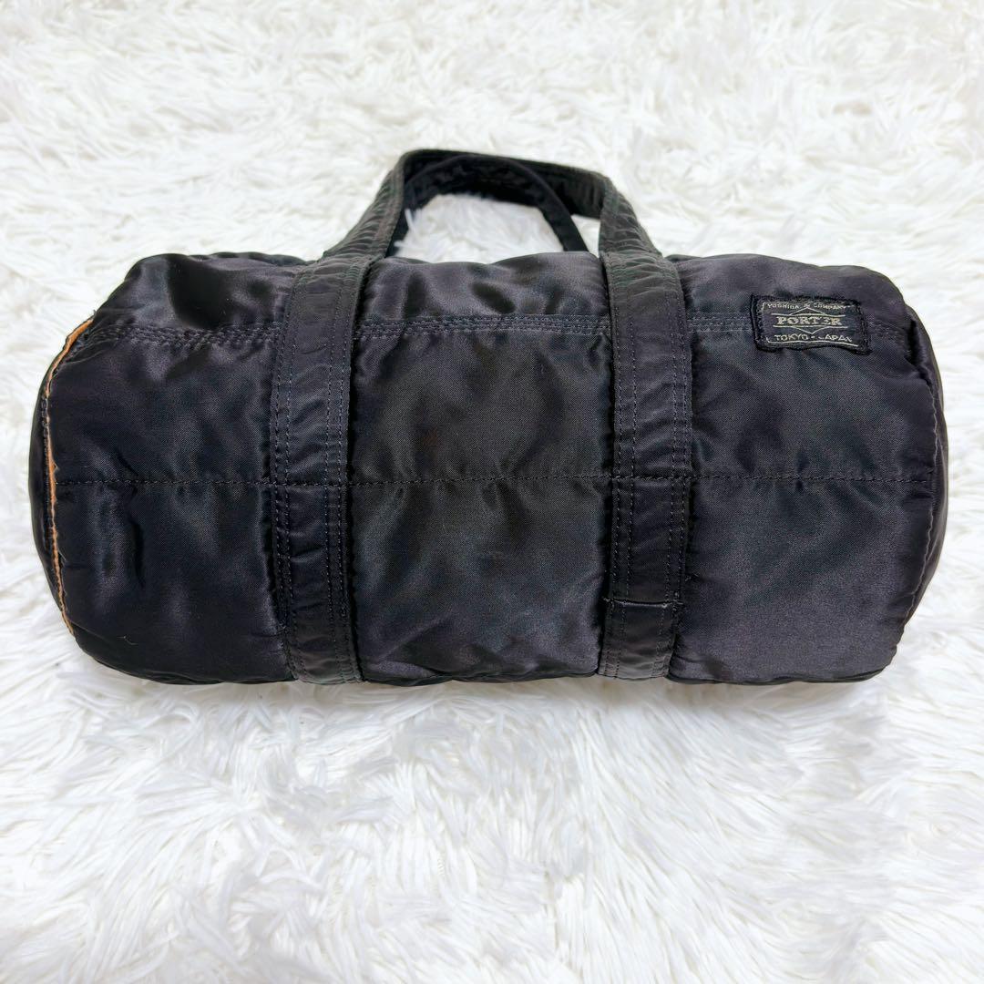 ✨廃盤品✨PORTER ポーター タンカー ミニボストン ドラムバッグ ブラック