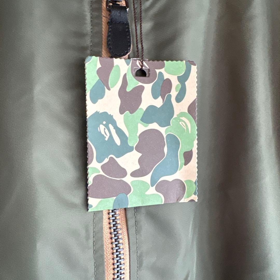 新品　未使用　A Bathing Ape MA-1 M ボンバー　カモ　シャーク