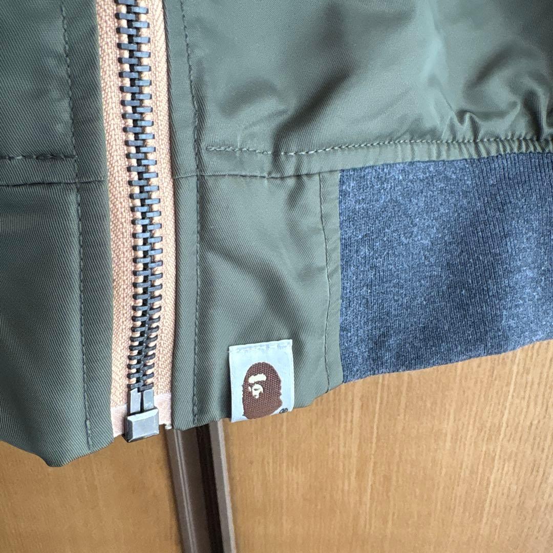 新品　未使用　A Bathing Ape MA-1 M ボンバー　カモ　シャーク