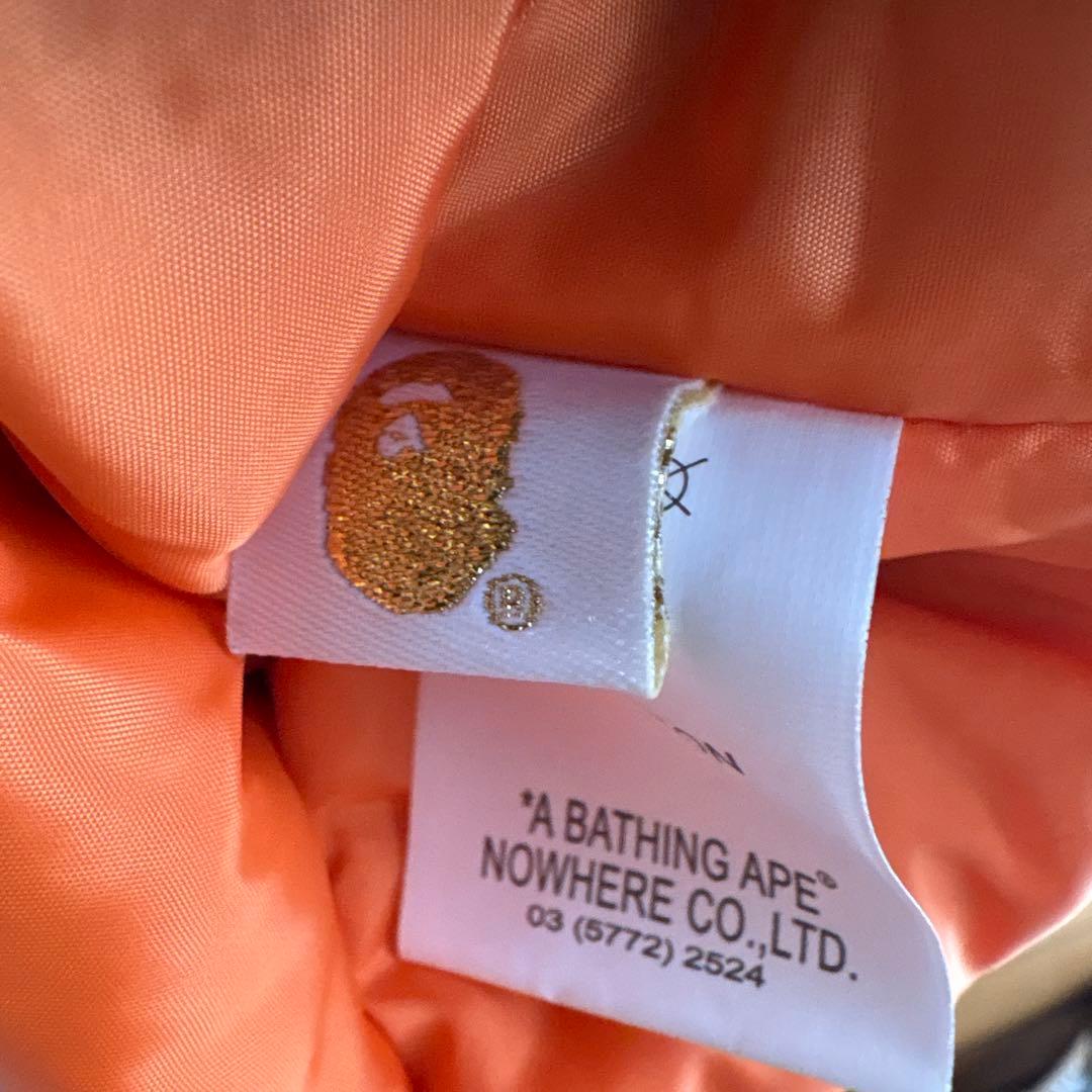 新品　未使用　A Bathing Ape MA-1 M ボンバー　カモ　シャーク