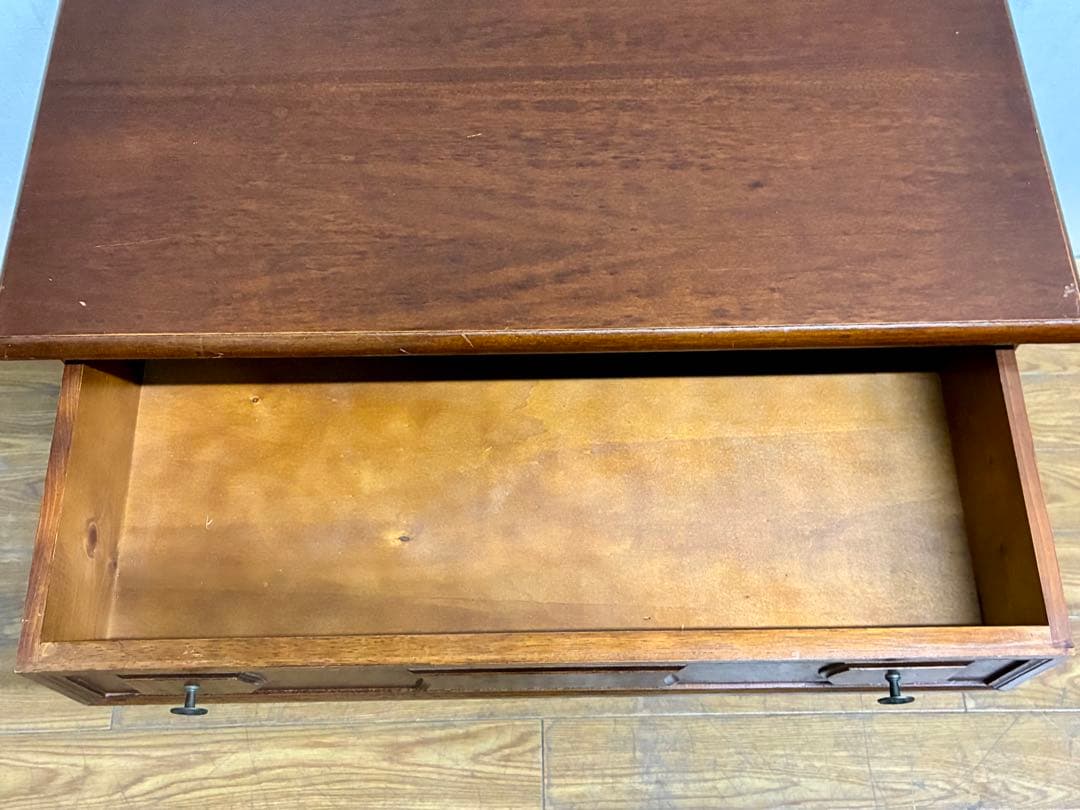 管401☆英国製☆アンティーク☆3段チェスト