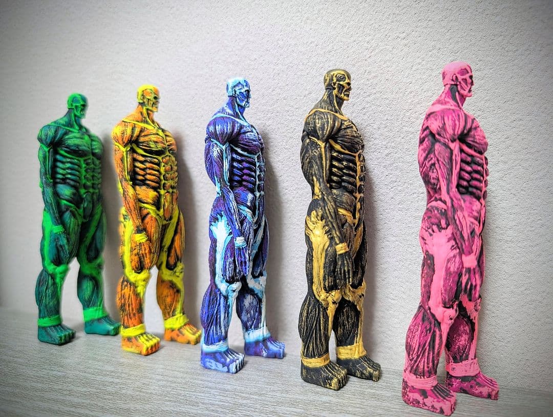 miリペイント フィギュア持ち込み地鳴らしカラフル×5 通常×8 計13体