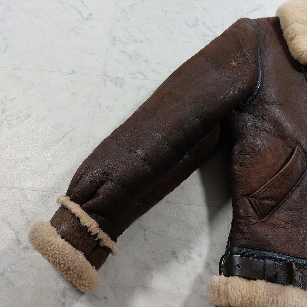 90s USA製 ゴールデンベア B-3 リアルムートンジャケット L相当