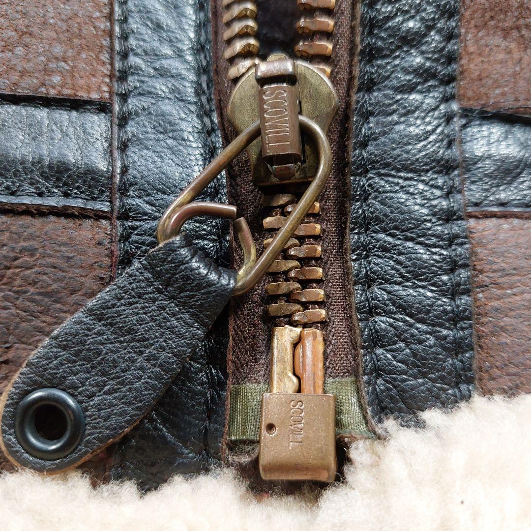 90s USA製 ゴールデンベア B-3 リアルムートンジャケット L相当