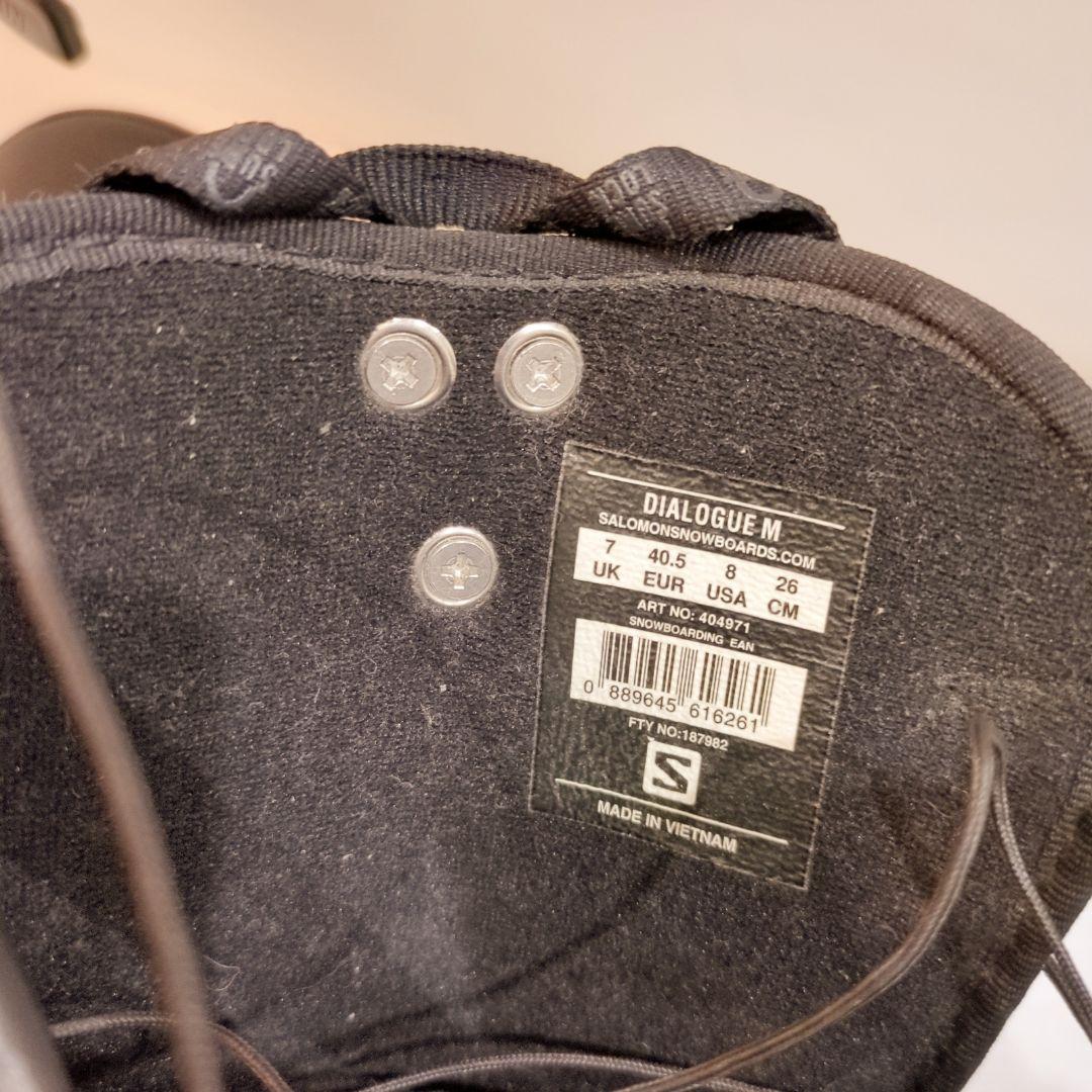 SALOMON サロモン DIALOGUE BOA 26.0cm スノーブーツ